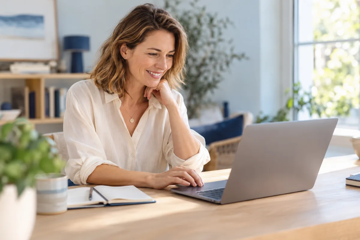 Entspannt am Laptop arbeiten, während Finn die Vorarbeit übernimmt